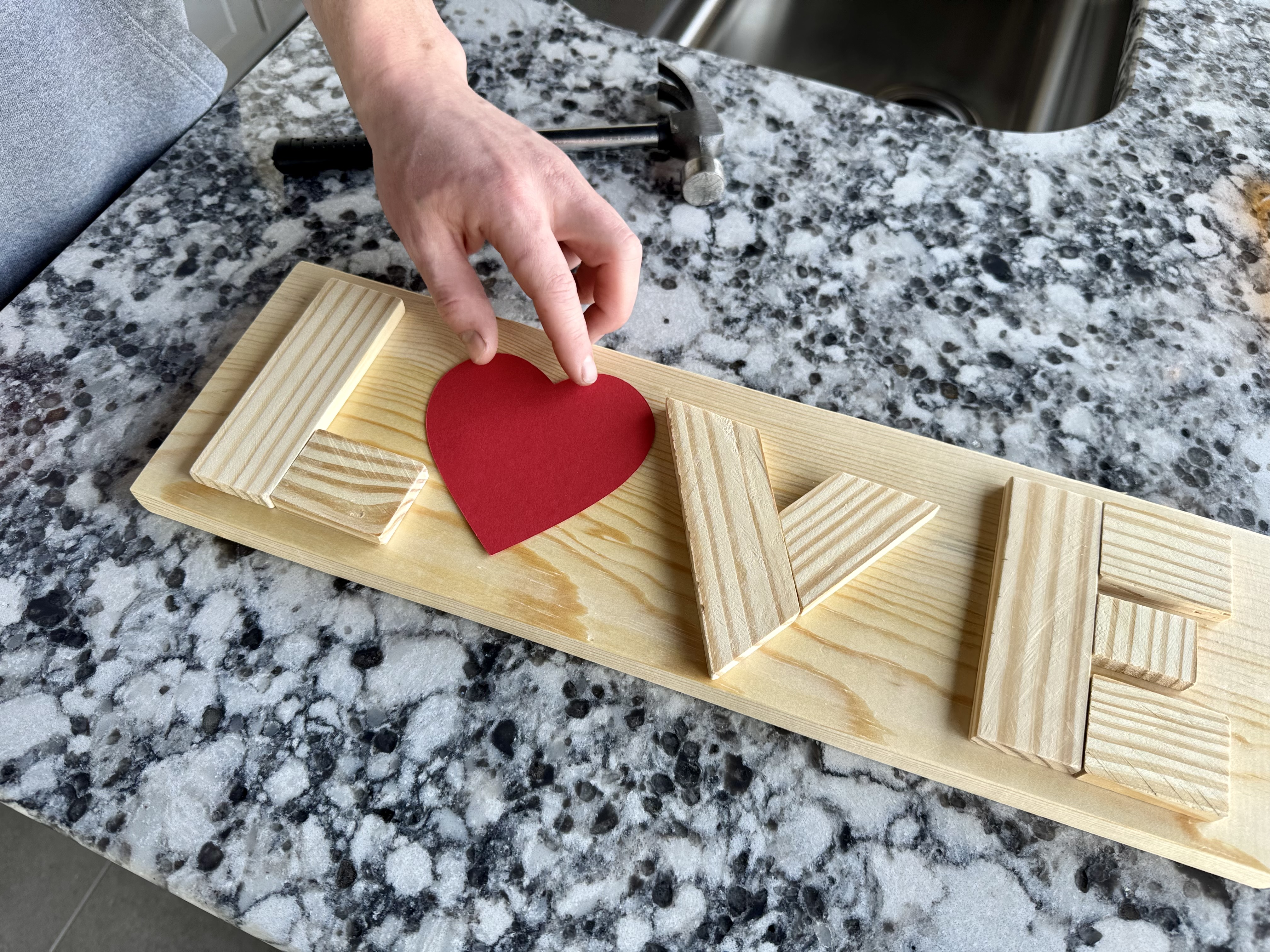 Add the heart as the